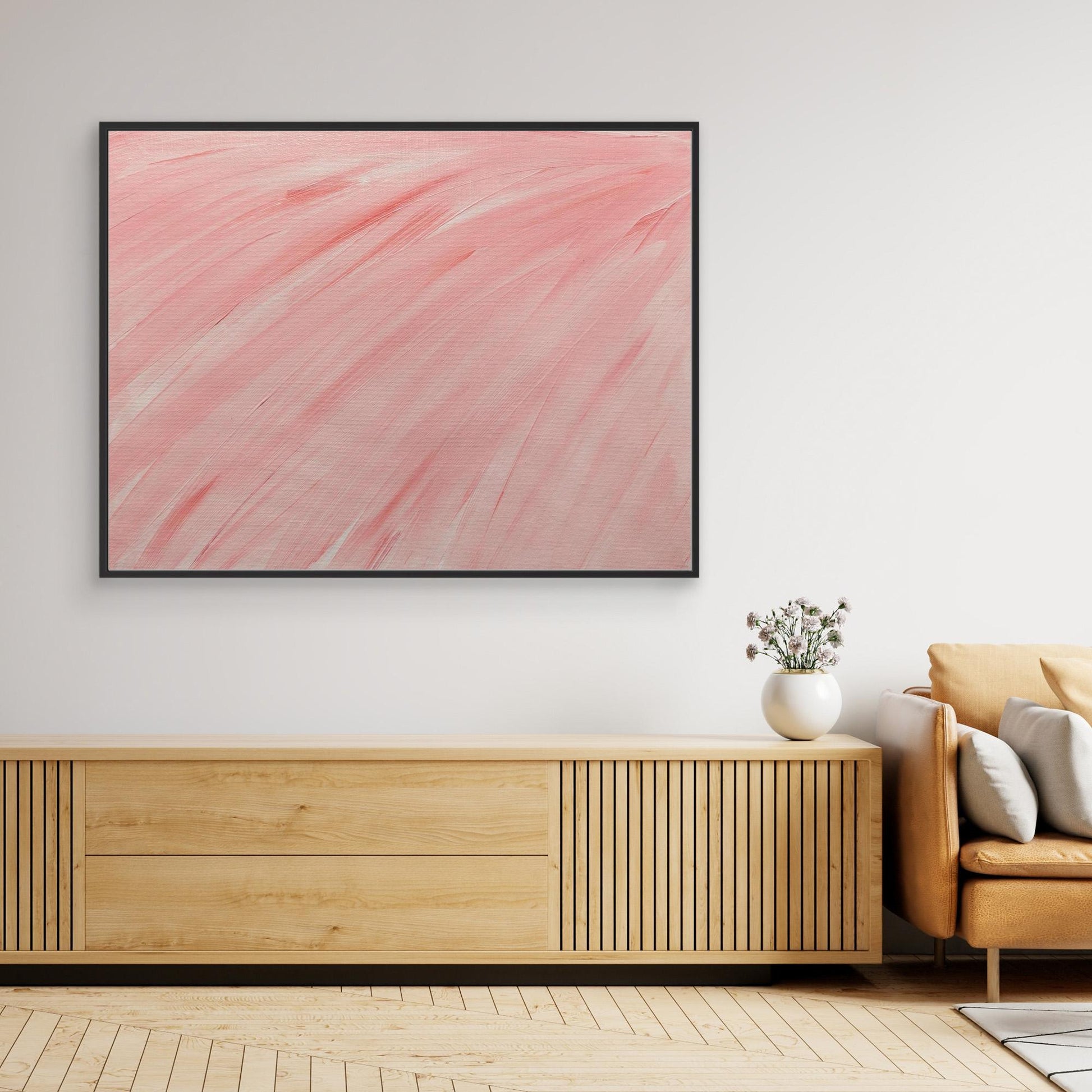 Pink #6 | Abstract Canvas Print