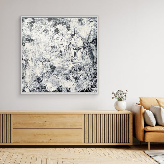 White Noise 3 | Abstract Canvas Print