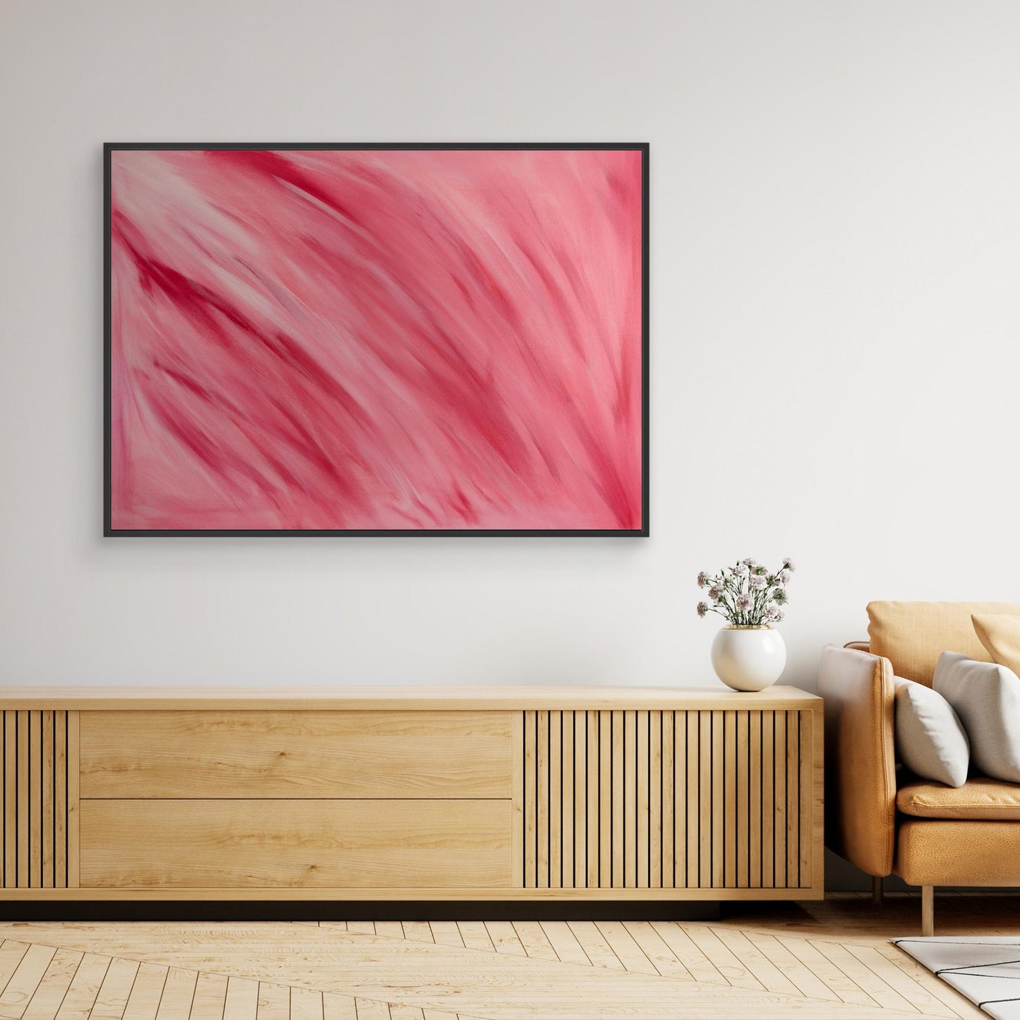 Pink #9 | Abstract Canvas Print