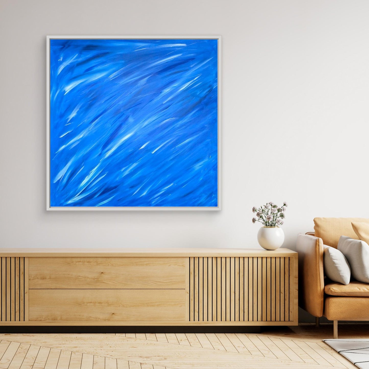 Out Of The Blue 1 | Abstract Canvas Print