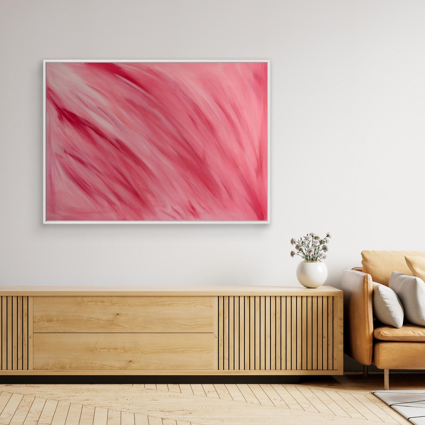 Pink #9 | Abstract Canvas Print