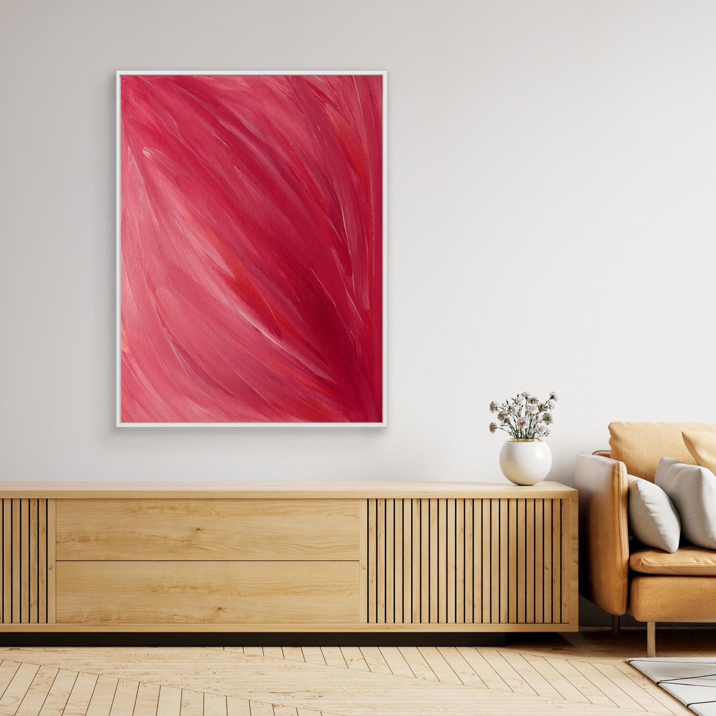 Pink #5 | Abstract Canvas Print