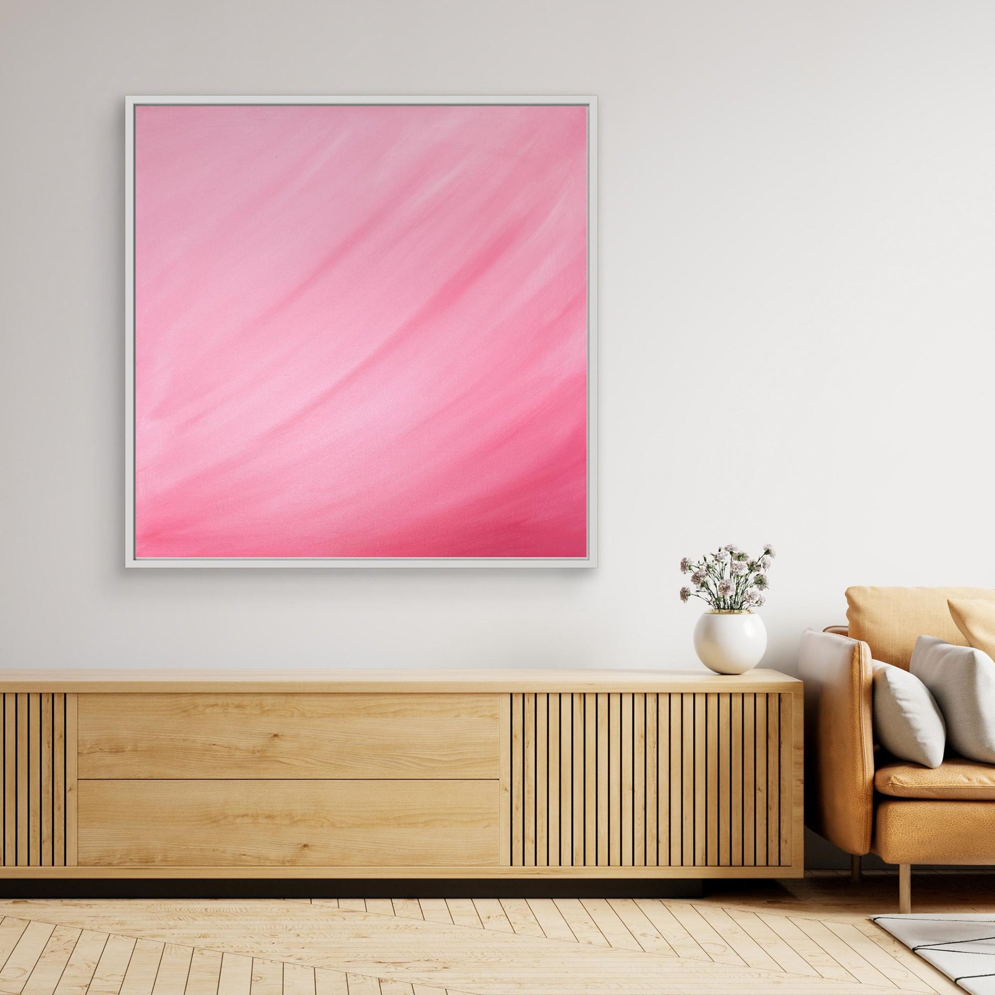 Pink #1 - Abstract Canvas Print