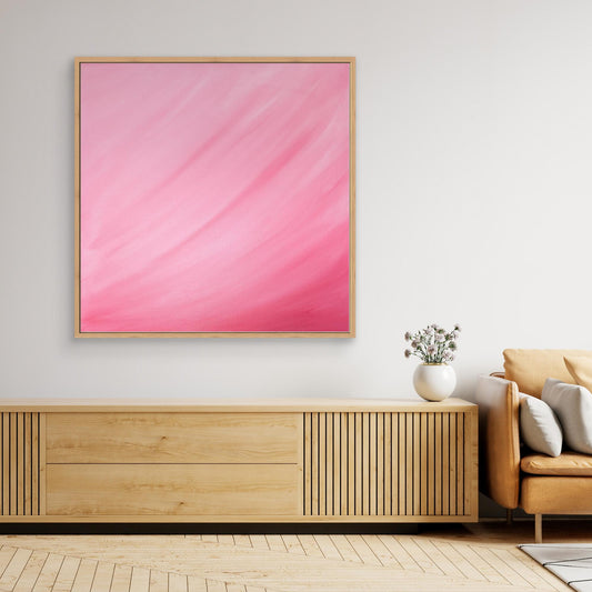 Pink #1 - Abstract Canvas Print
