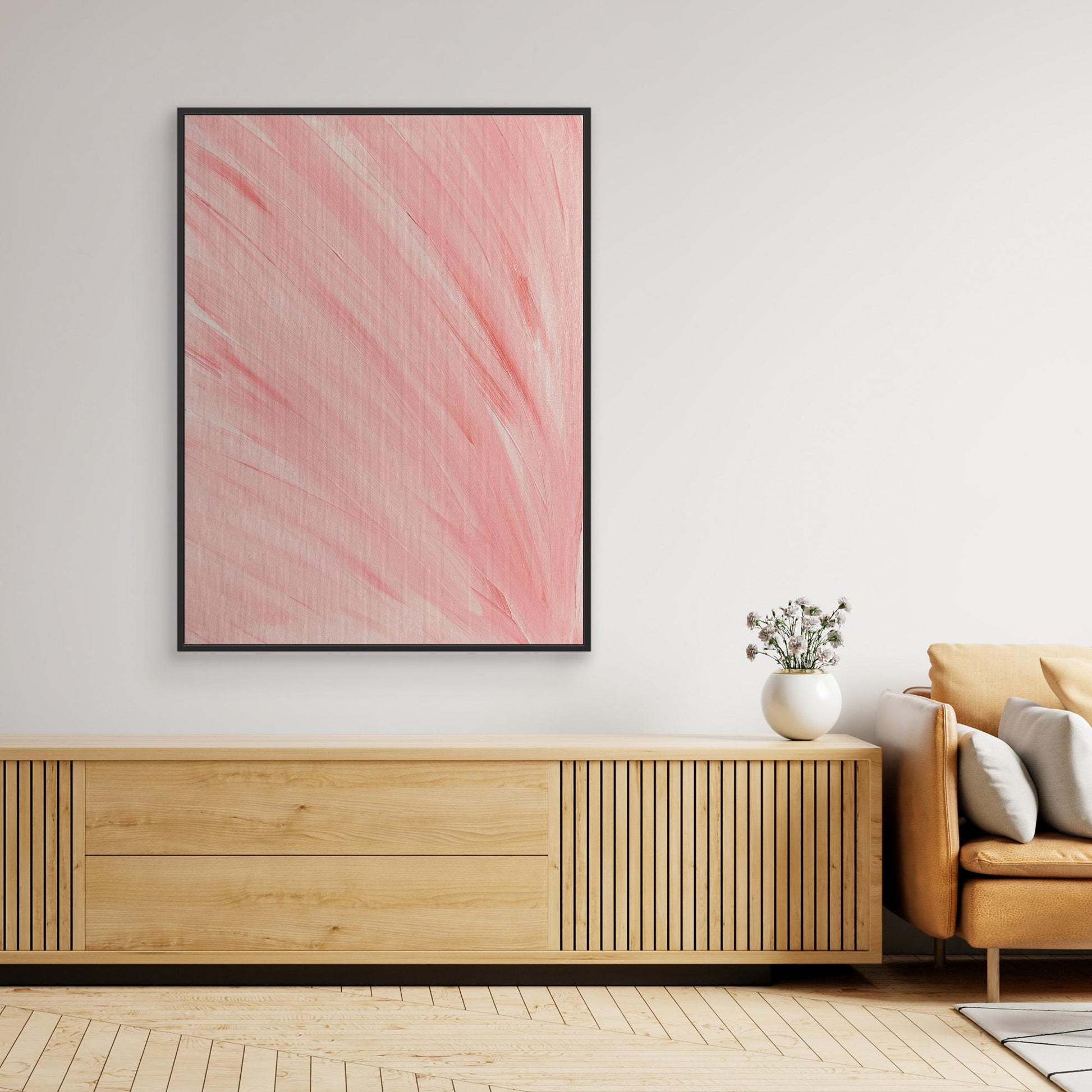 Pink #7 | Abstract Canvas Print