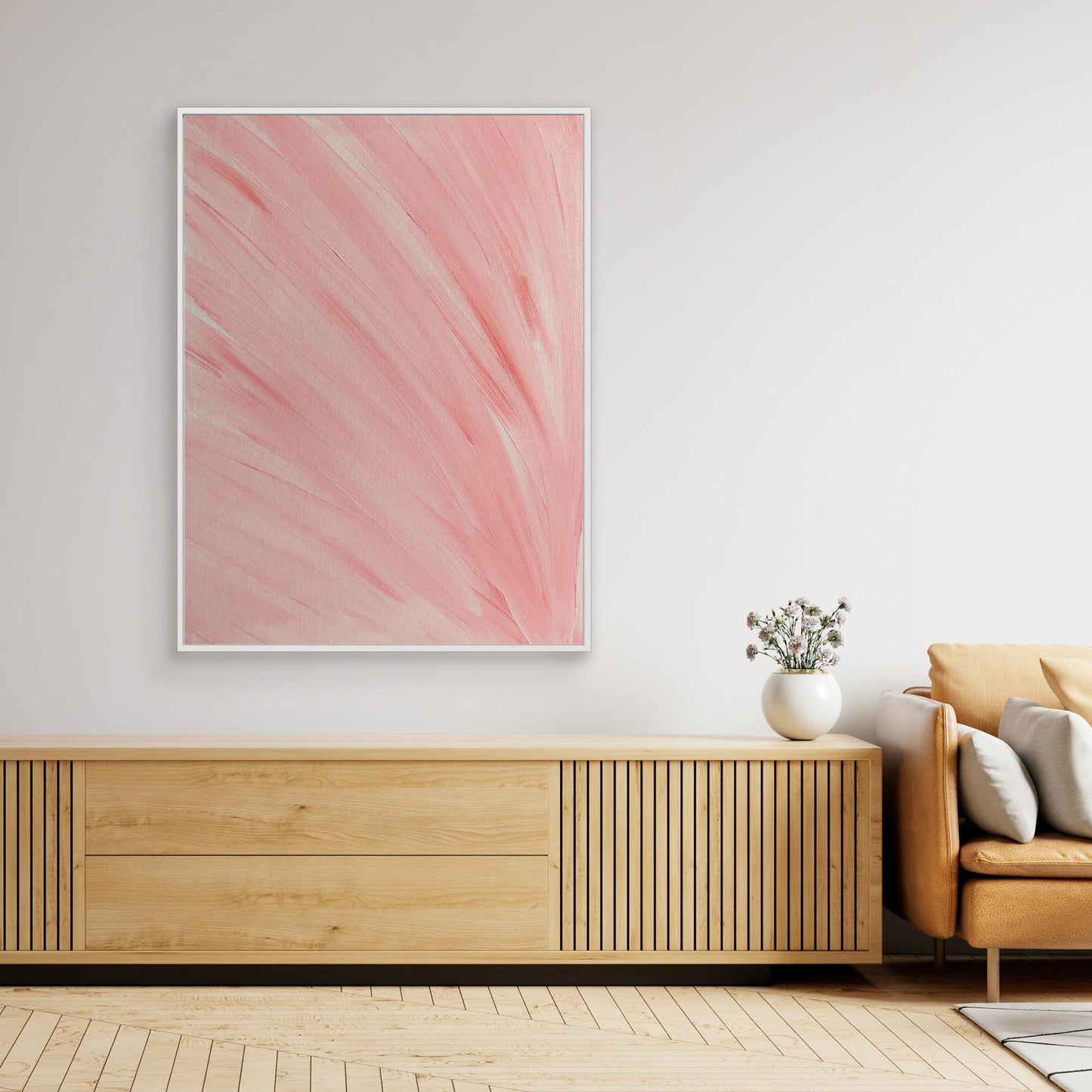 Pink #7 | Abstract Canvas Print