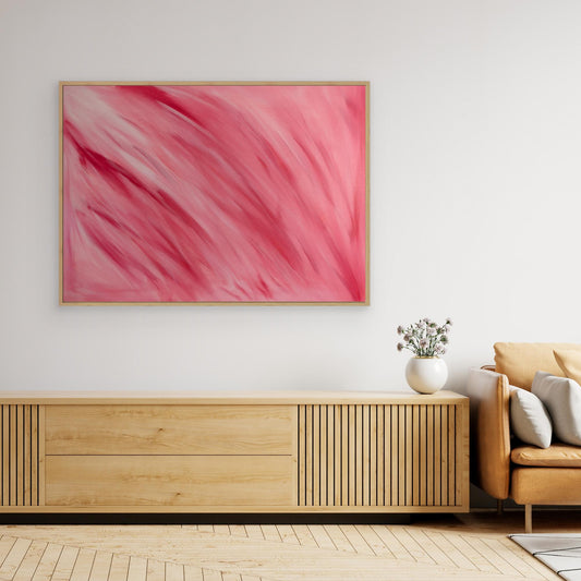Pink #9 | Abstract Canvas Print