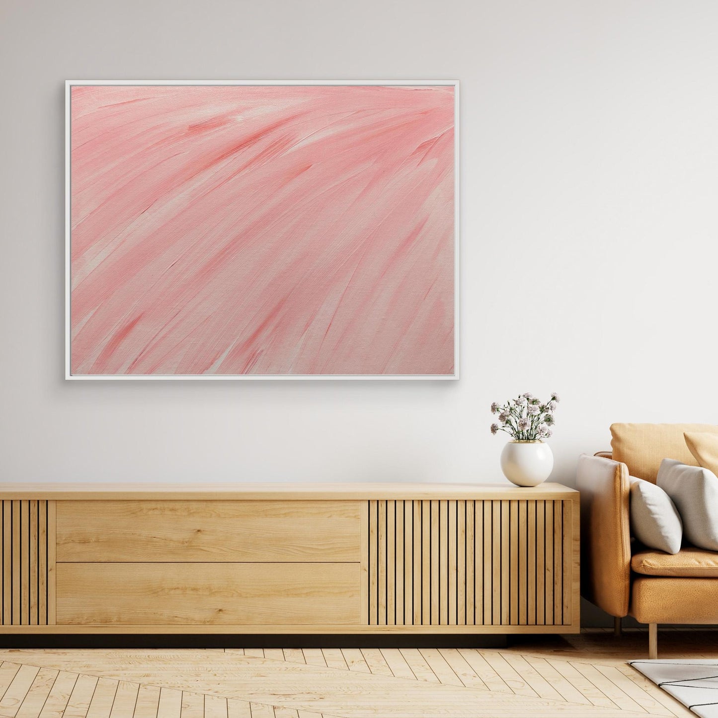 Pink #6 | Abstract Canvas Print