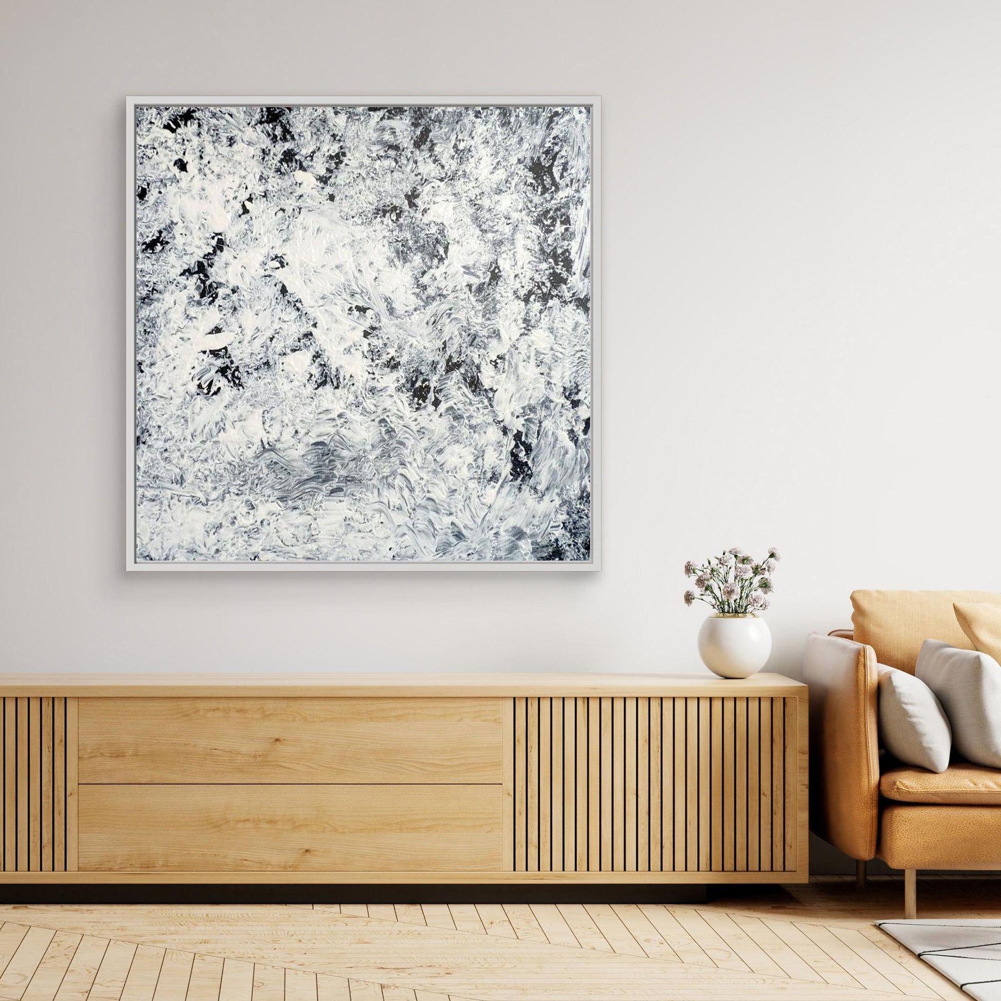 White Noise 2 | Abstract Canvas Print
