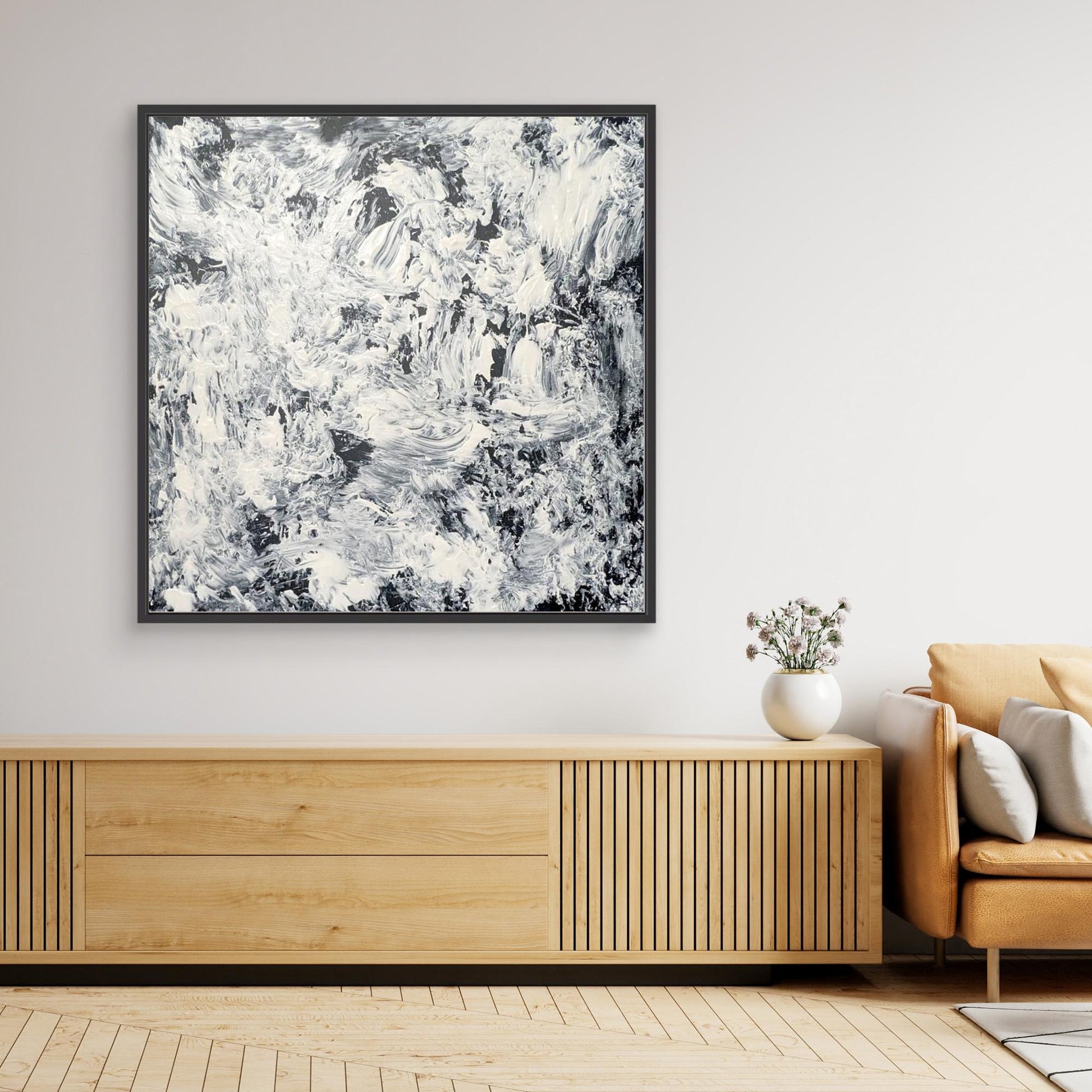White Noise 3 | Abstract Canvas Print