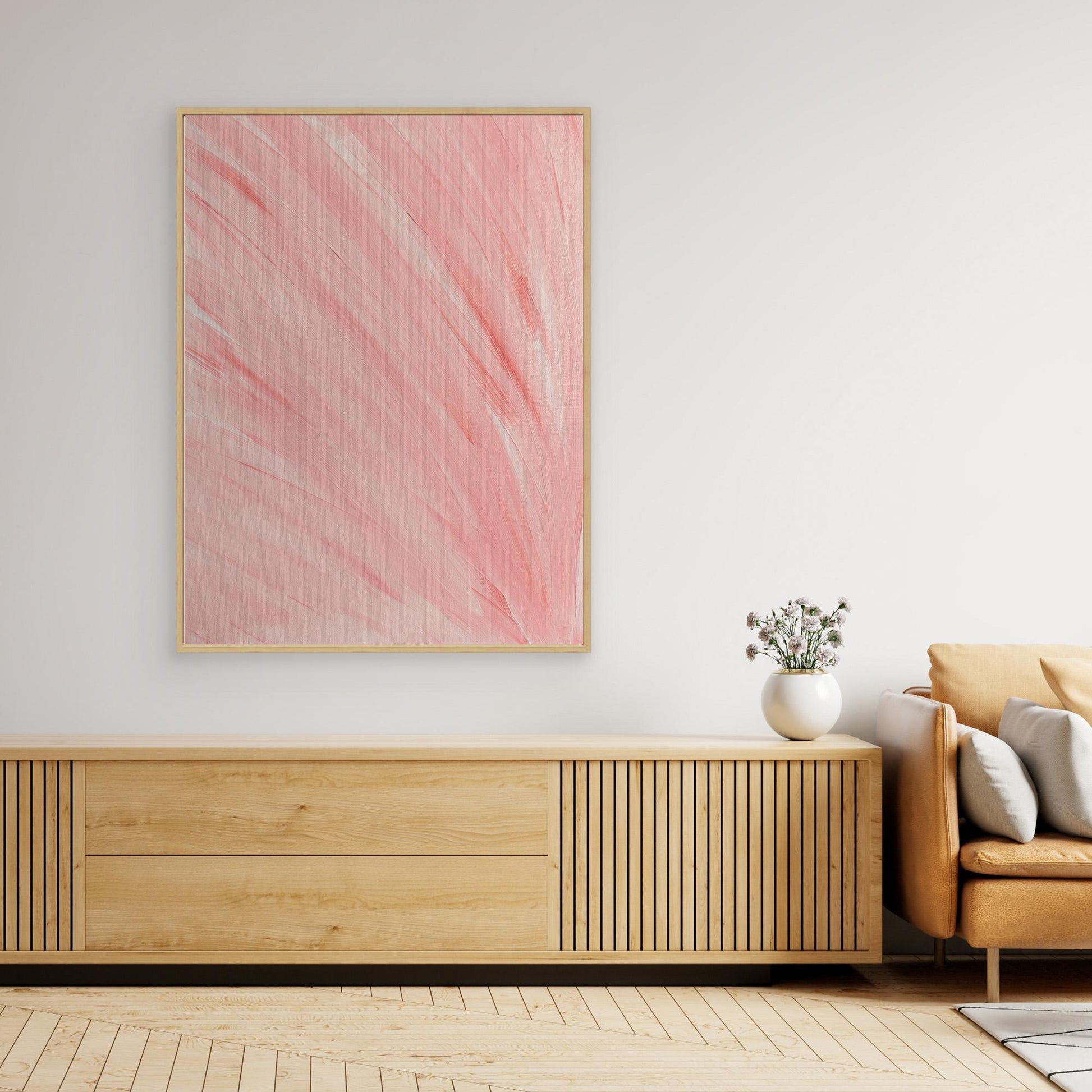 Pink #7 | Abstract Canvas Print