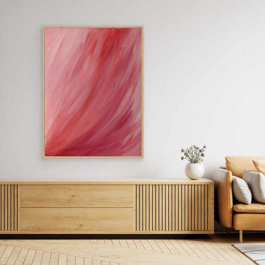 Pink #3 | Abstract Canvas Print