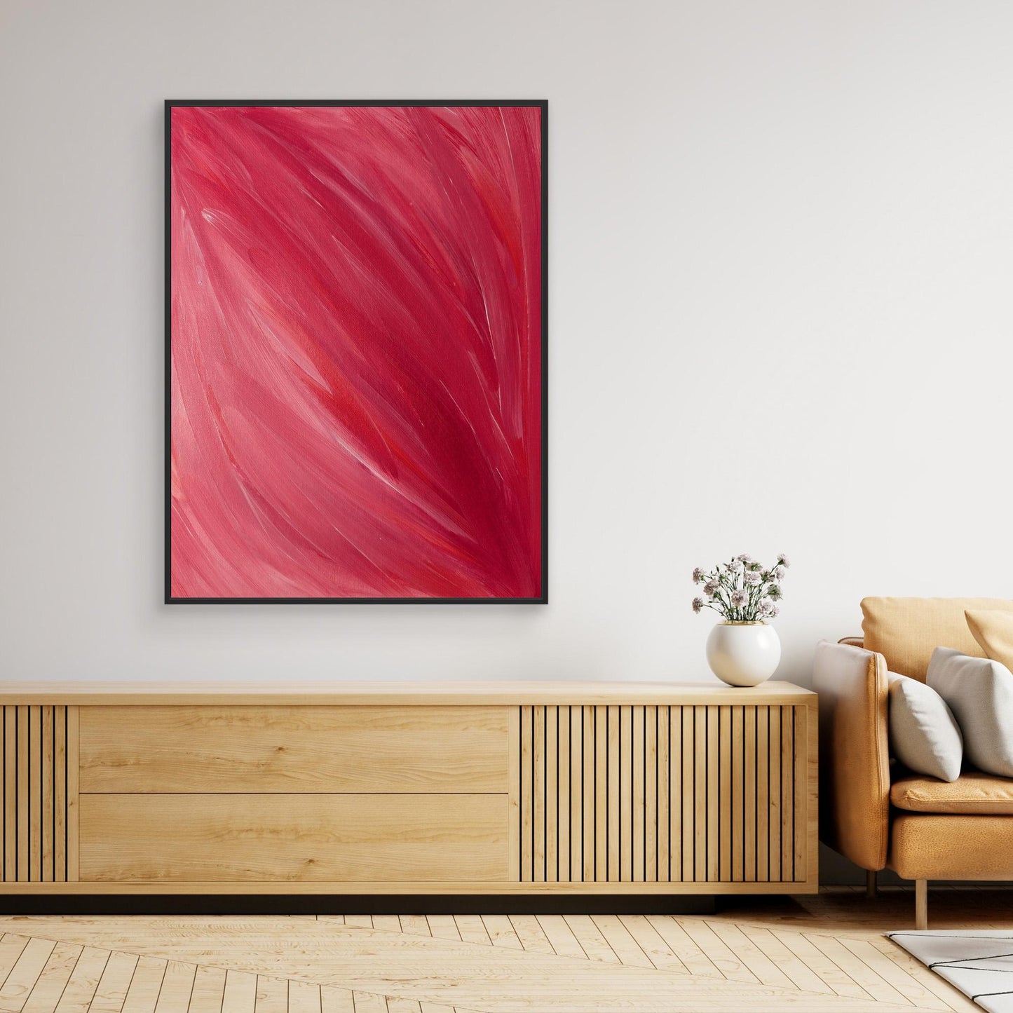 Pink #5 | Abstract Canvas Print