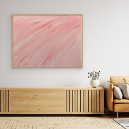 Pink #6 | Abstract Canvas Print