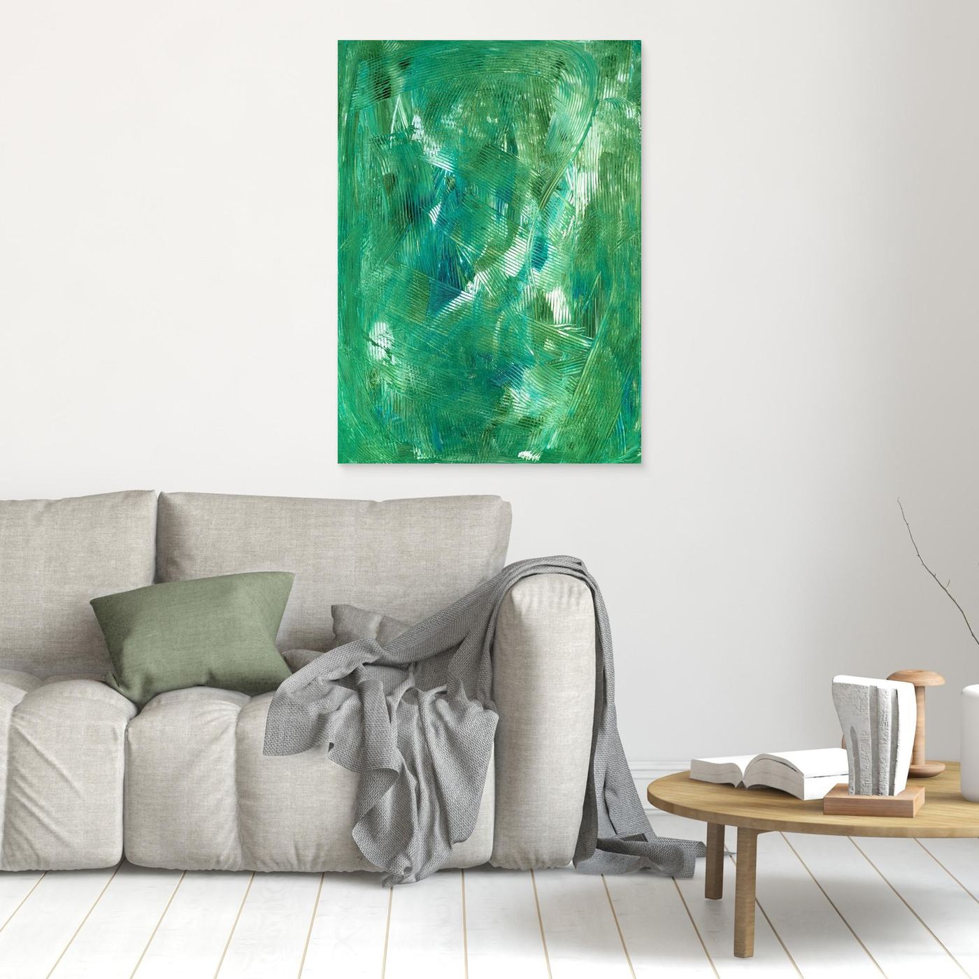 Emerald Current - Canvas Print