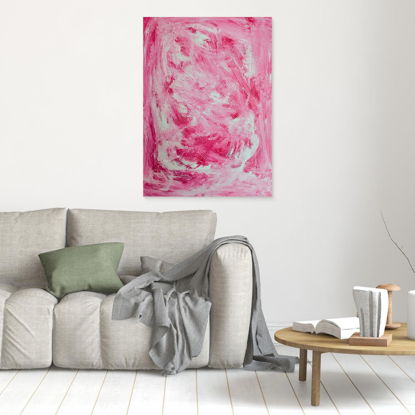 Crimson Bloom - Canvas Print