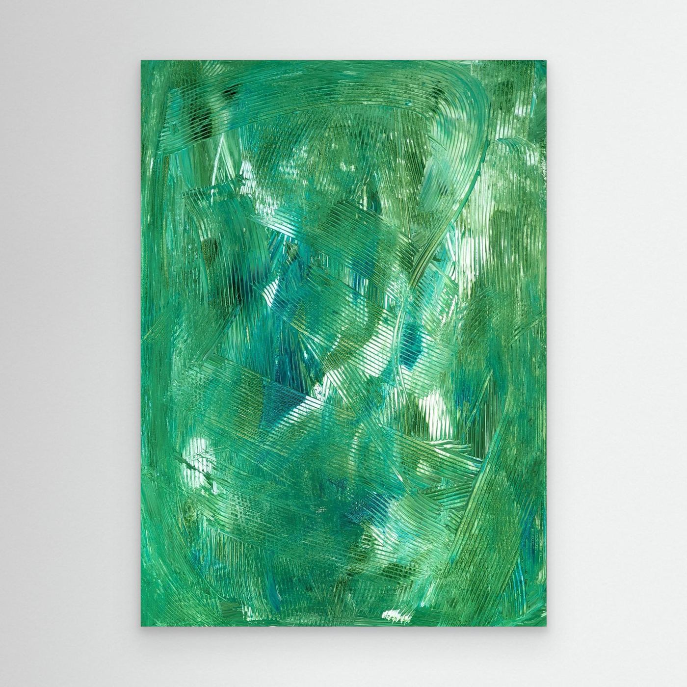 Emerald Current - Canvas Print