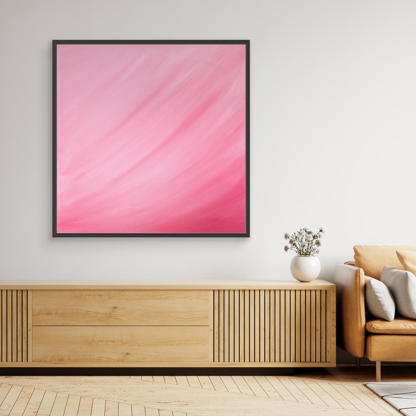 Pink #1 - Abstract Canvas Print