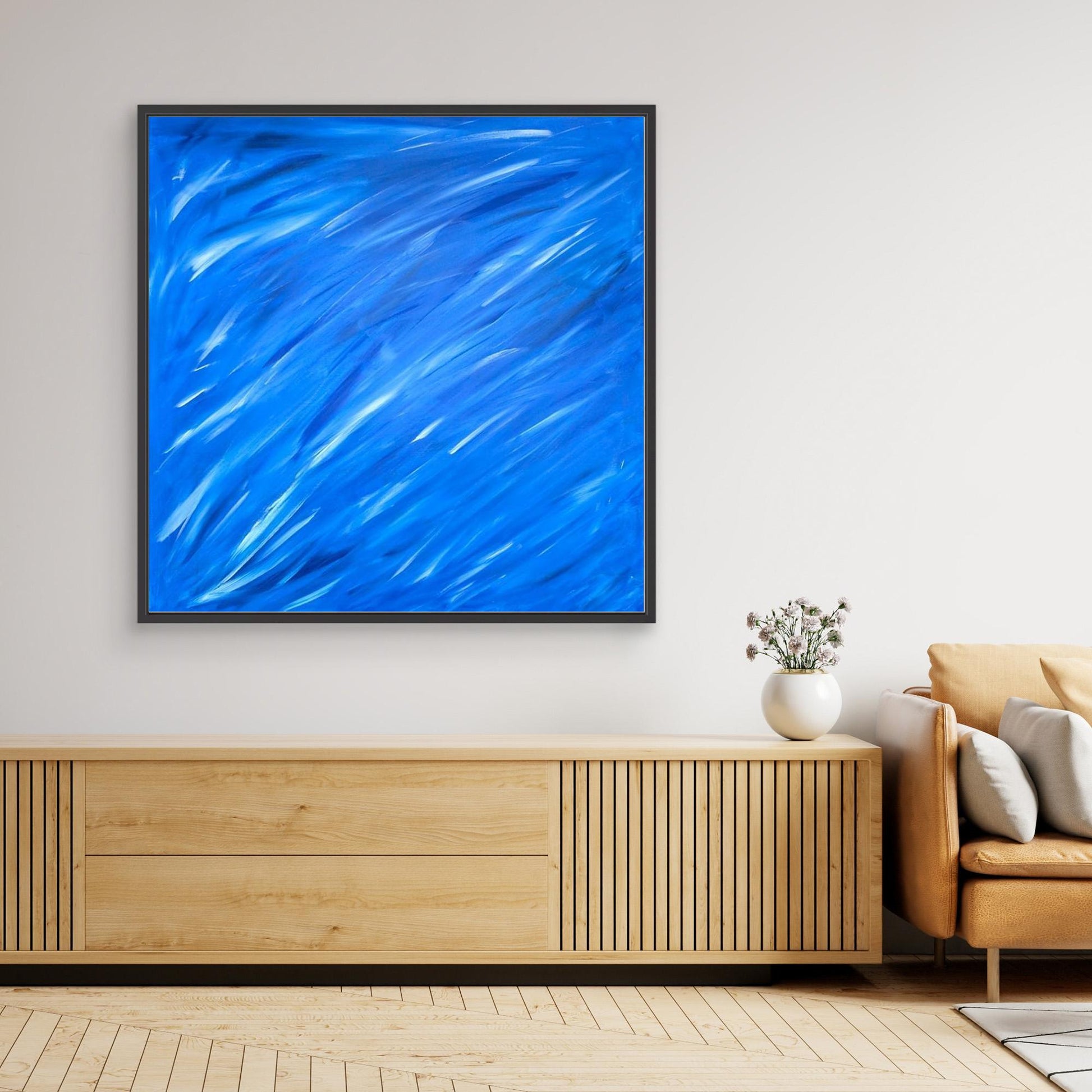 Out Of The Blue 1 | Abstract Canvas Print