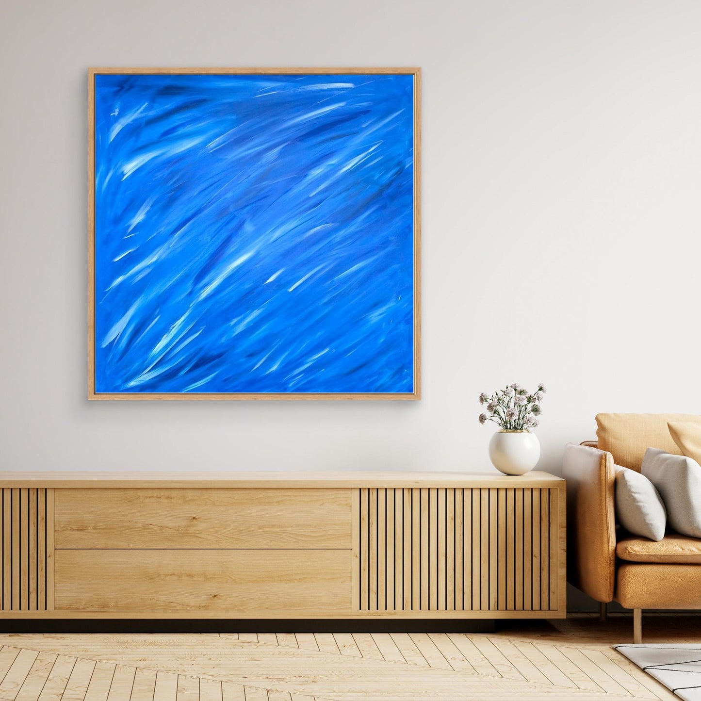 Out Of The Blue 1 | Abstract Canvas Print