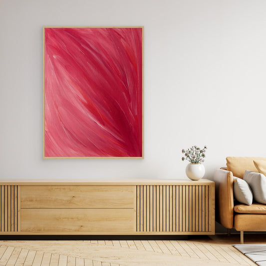 Pink #5 | Abstract Canvas Print