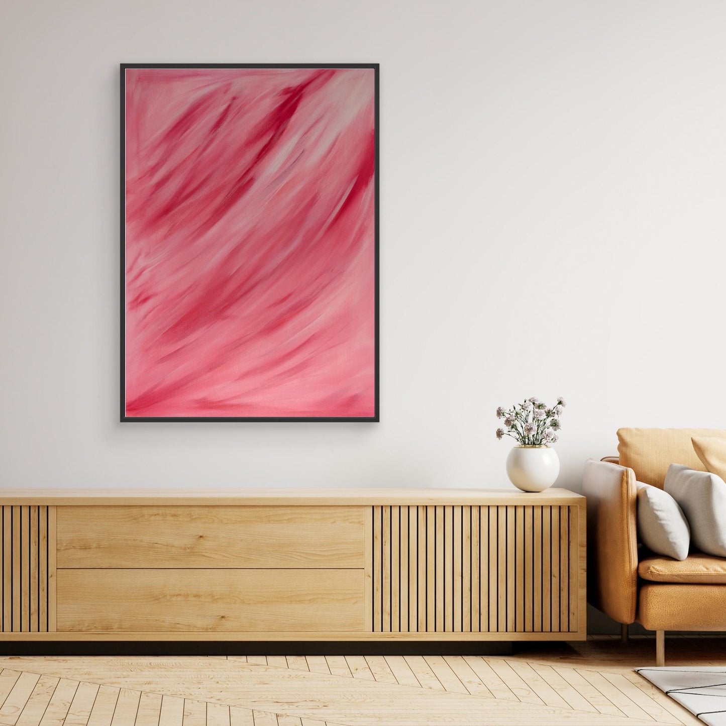 Pink #8 | Abstract Canvas Print