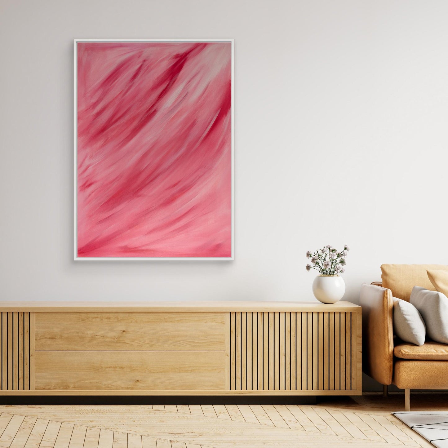 Pink #8 | Abstract Canvas Print